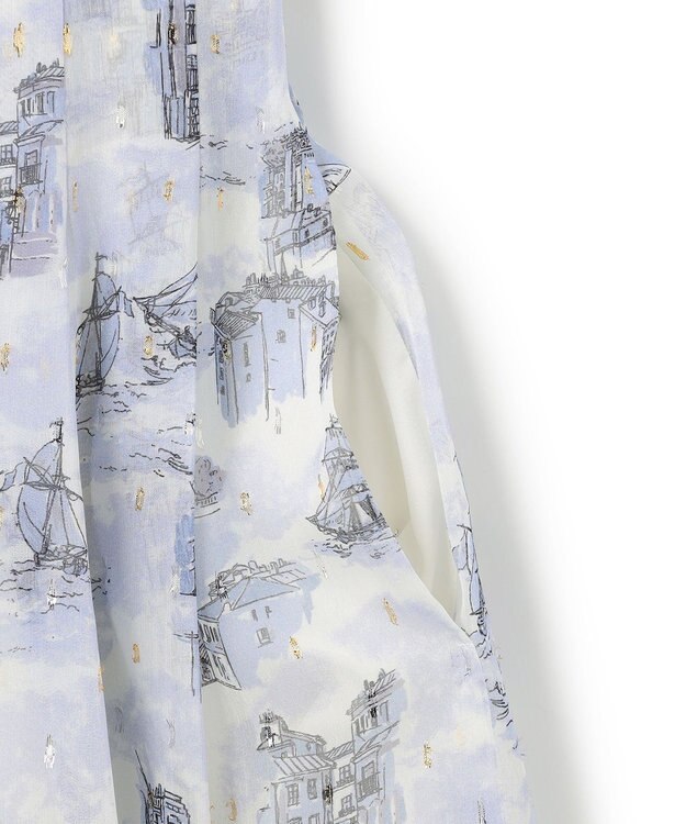 TOCCA 【星風まどかさん着用】SEA BLUE ドレス グレー系5