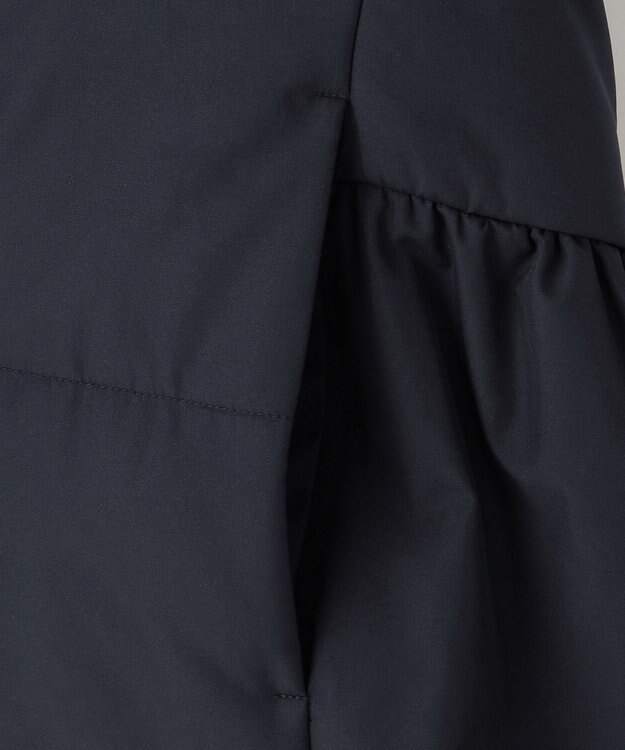 ANY SIS 【2WAY】フェミニンペプラムパデット ベスト ネイビー×杢ネイビー