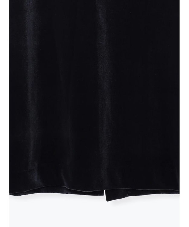 Te chichi ベロアナロースカート《2025Autumn catalog vol.2 item》 ネイビー