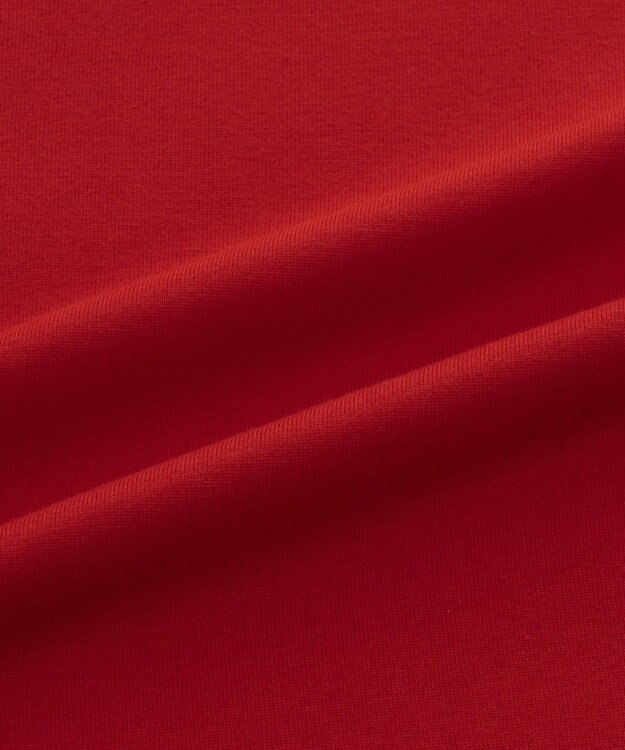 HAAG スマイルコットン BACK RIB T-SHIRTS Tシャツ レッド