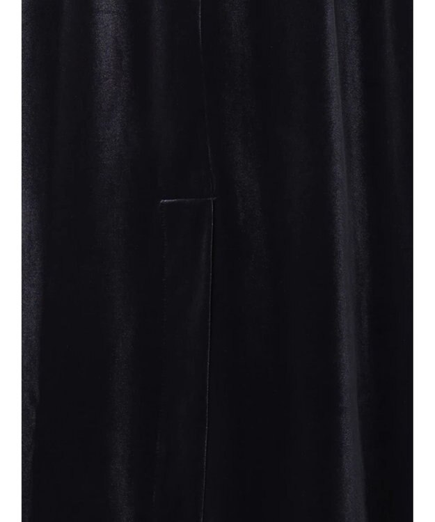 Te chichi ベロアナロースカート《2025Autumn catalog vol.2 item》 ネイビー
