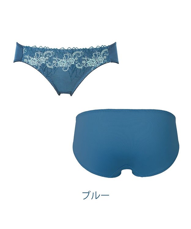 BRADELIS New York 【NuBra】エメ ショーツ  デザインヌーブラ ブルー