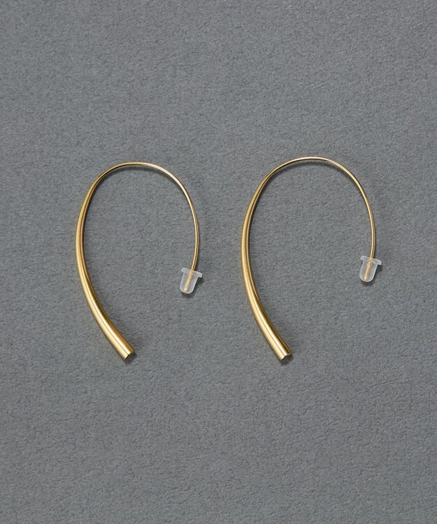 Phoebe 〈金属アレルギー対応〉エアリーフックピアス　ゴールド　ステンレス ゴールド