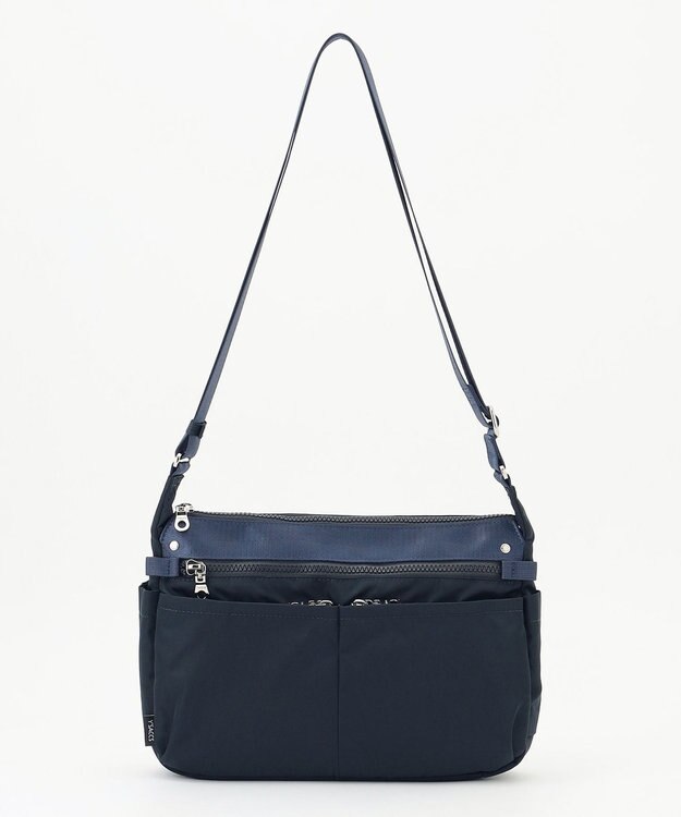 Y'SACCS テープデザイン　トラベルショルダーバッグ ネイビー