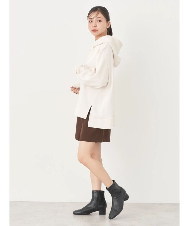 earth music&ecology ダンボールパーカー Ivory