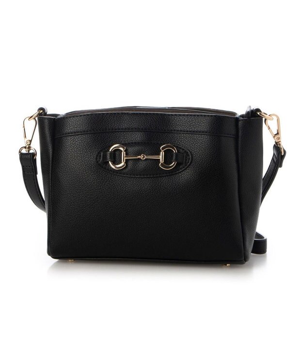 UNBILLION カシュカシュ cachecache / ビット金具付きミニショルダーバッグ ブラック