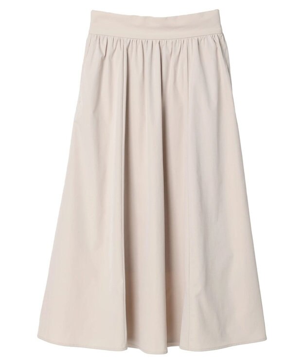 Green Parks Ａラインフレアスカート Light Gray