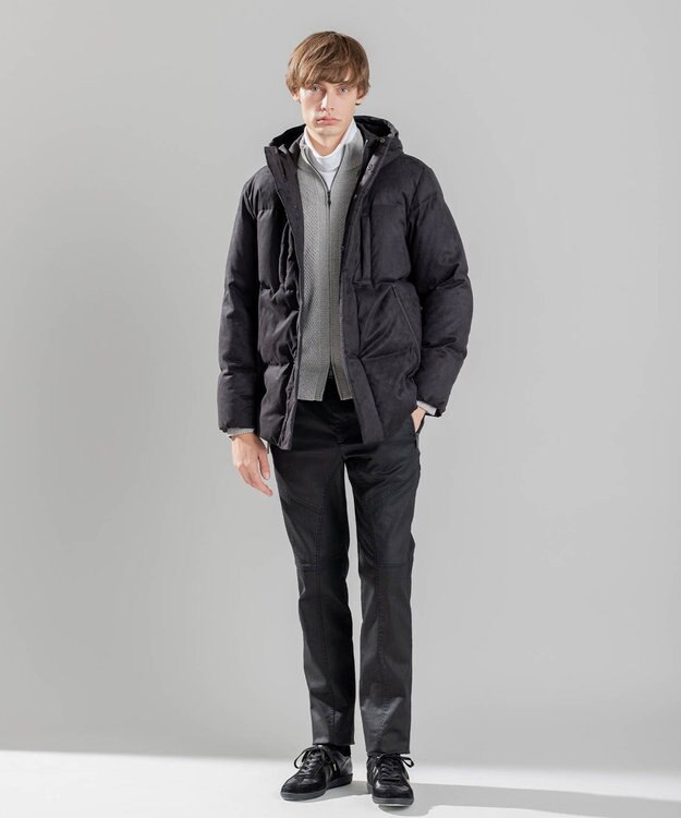 JOSEPH HOMME コマスウェード　ダウンコート ブラック系