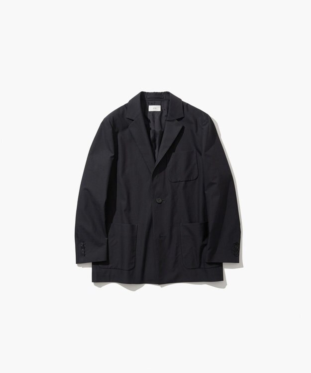ATON ORGANIC COTTON TWILL | テーラードジャケット DARK NAVY