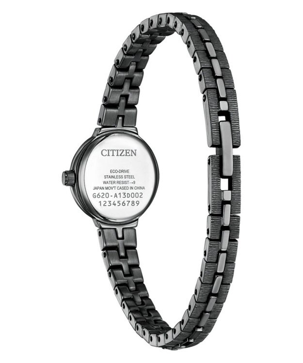 CITIZEN 【特定店取扱いモデル】クラシカルで繊細なブレスバンドのラウンドモデル EG2986-53E ブラック