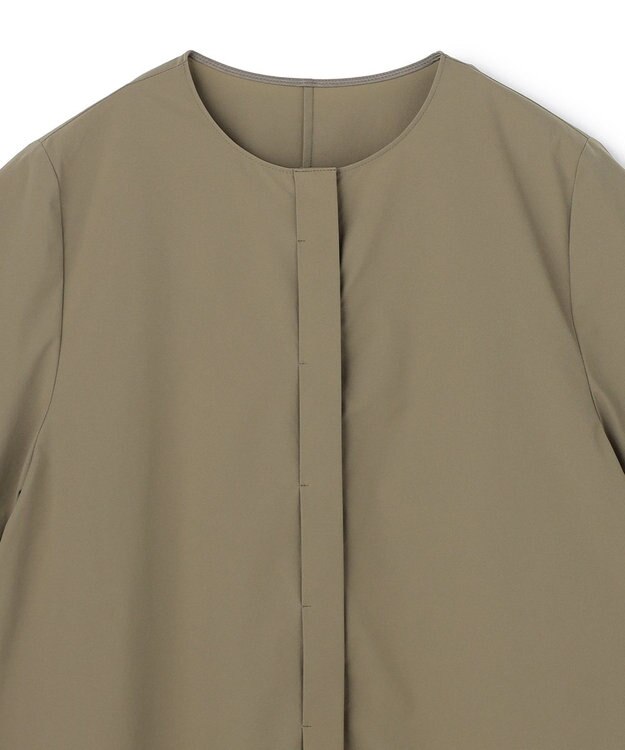 UNFILO 【セットアップ着用可】FINE MOVE ブラウス カーキ