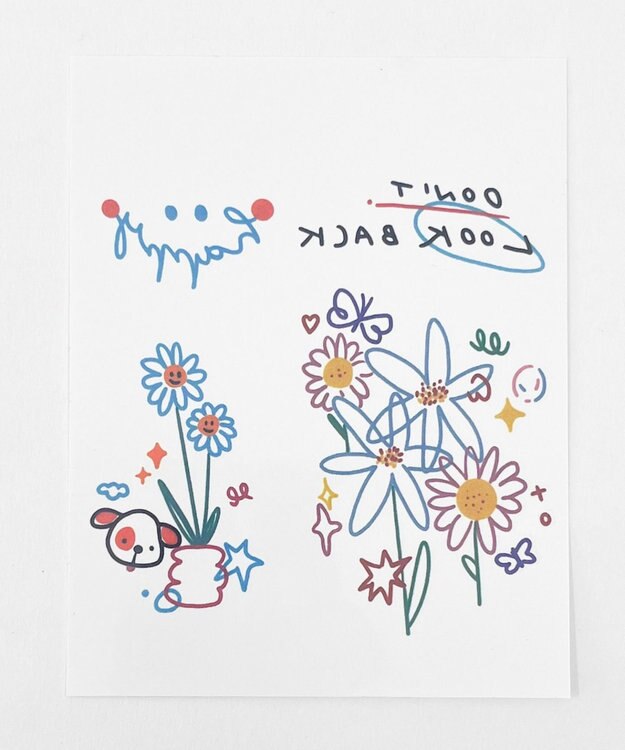 WEGO セットタトゥーシールB 柄12