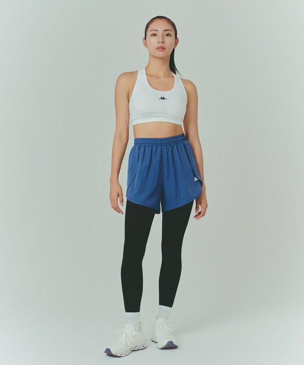 OP／FILA 【Kappa】パンツドッキングレギンス ブルー