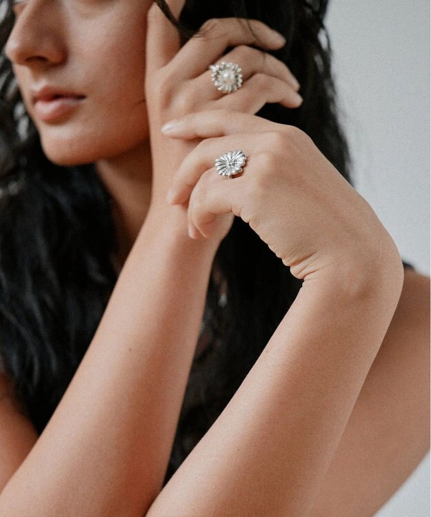 yoaa シルバー925 キクリング シルバー925