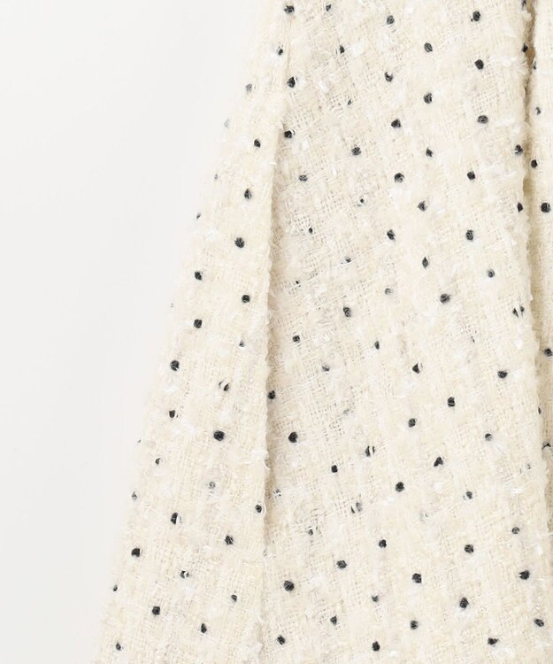 TOCCA CHIFFON TWEED ドレス アイボリー系