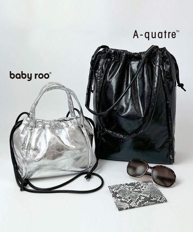 ROOTOTE 1334【キラキラ光る】LT.アーキャトル.ブリング-ブリング-A 02：ブラック