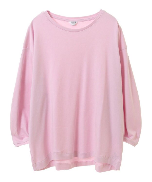 AMERICAN HOLIC 接触冷感7分袖タックスリーブカットプルオーバー Pink