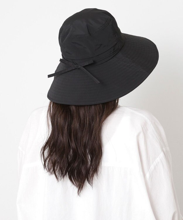 MOONBAT 【遮光100％/UVカット100％】フワクール (Fuwacool)  日差しを完全遮断サファリハット　遮光100　UV100 ブラック