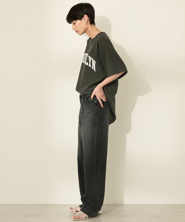 AMERICAN HOLIC BROOKLYN カレッジロゴBIGTシャツ Charcoal Gray