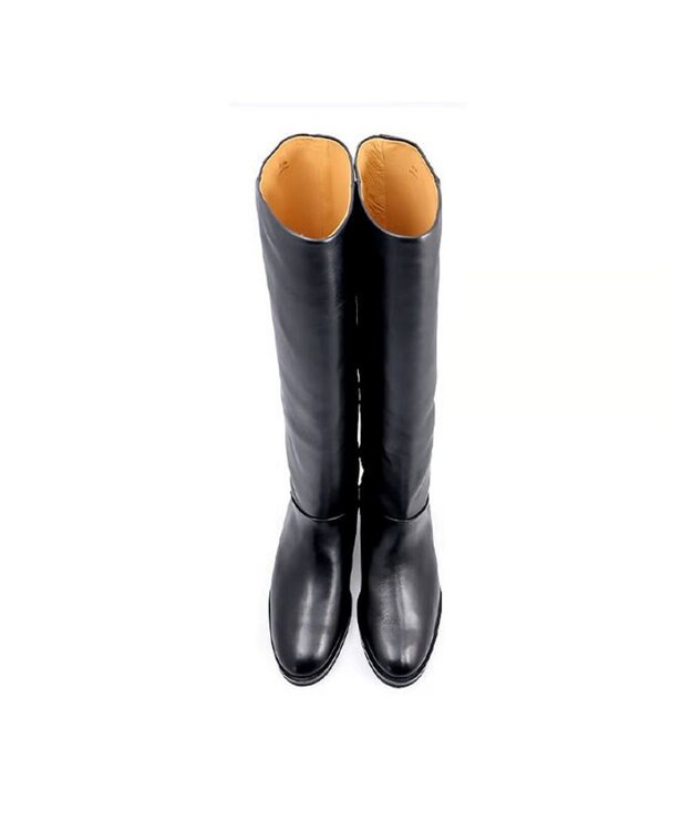 APOM インヒールロングブーツ40 ブラック