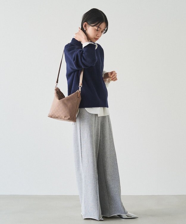 russet ナイロンジャガード2WAYミニショルダーバッグ(CE-1627) Mocha