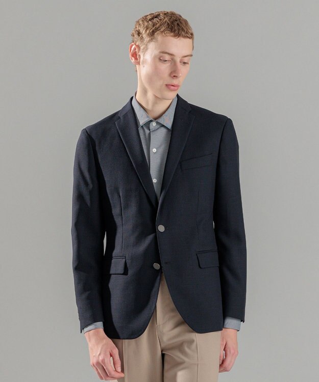 JOSEPH HOMME ホップサックストレッチ    ジャケット ネイビー系
