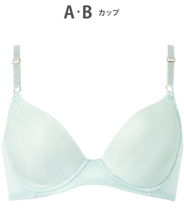 Wing ブラジャー 汗のベタつきや不快感を軽減 軽やかなつけごこち 背中すっきり 【夏のうすかるブラ】 春 夏 KB2873 ウイング／ワコール グレイッシュブルー