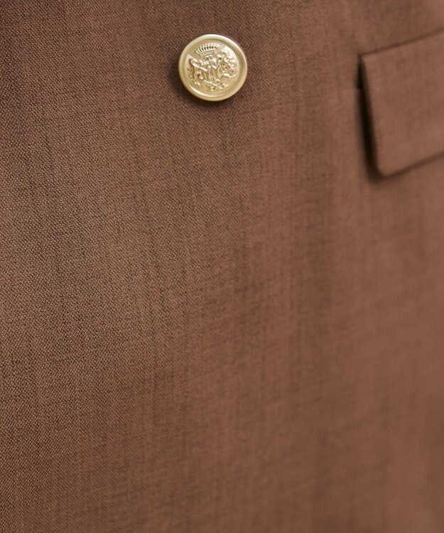 WEGO 【ANGIE VINTAGE】リネンライクジャケット ブラウン