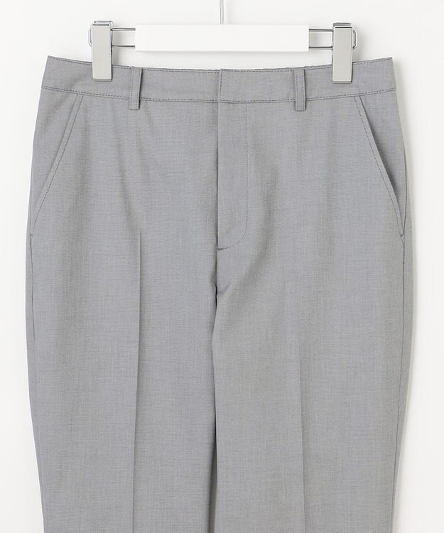 J.PRESS LADIES 【セットアップ対応・洗える・撥水】コットンFITTY テーパード パンツ グレー系