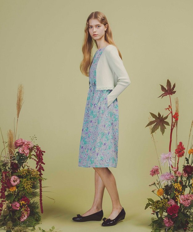 TOCCA FRUIT AND NUTS ボレロ ライトグリーン系