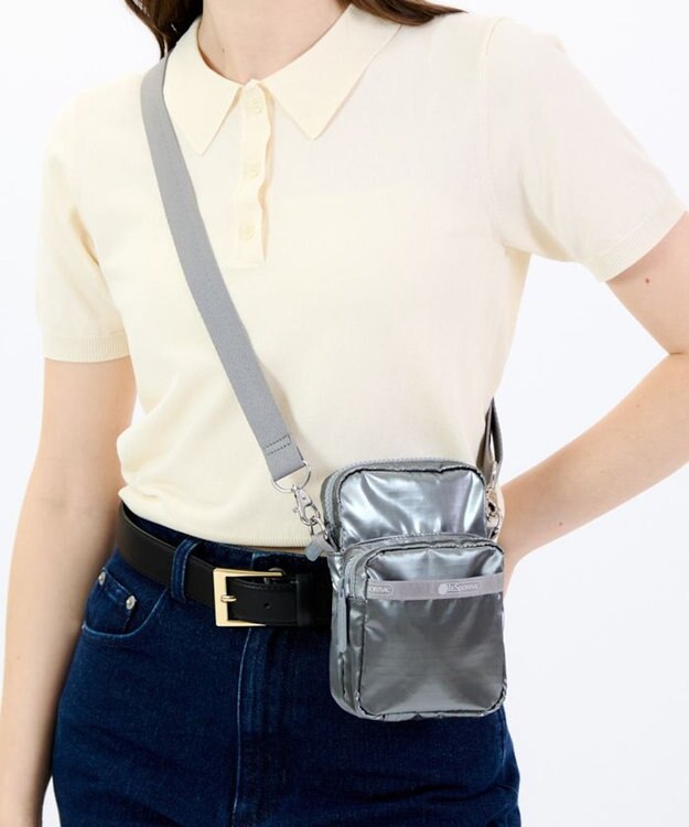 LeSportsac MINI PHONE BAG/ガンメタルグレーシャイン ガンメタルグレーシャイン