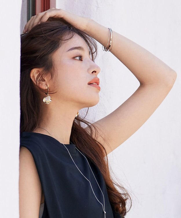 Tiaclasse 重ね付け風バングル シルバー