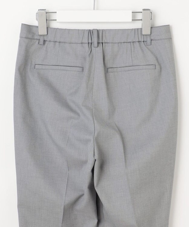 J.PRESS LADIES 【セットアップ対応・洗える・撥水】コットンFITTY テーパード パンツ グレー系