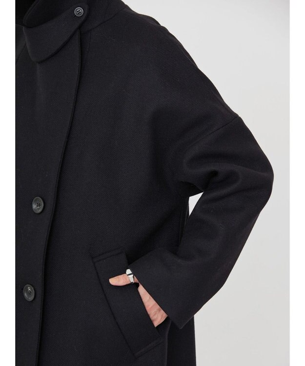 AMERICAN HOLIC 【匠】ドロップショルダーチェスターＢＩＧコート Black