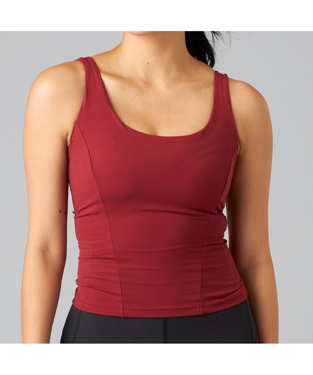 Chacott Chacott BALANCE Boost ブラトップロング ワインレッド