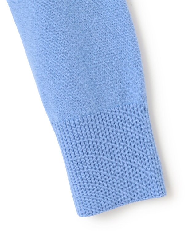 BEIGE， RIGNY / タートルネックニット Sax×Taupe Line