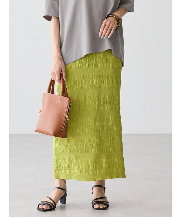 AMERICAN HOLIC シャーリングタイトスカート Pistachio