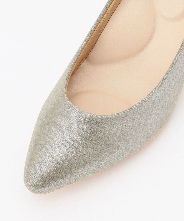 ANY SIS 【22.5cm~24.5cm】シャイニーレディライク パンプス シャンパン