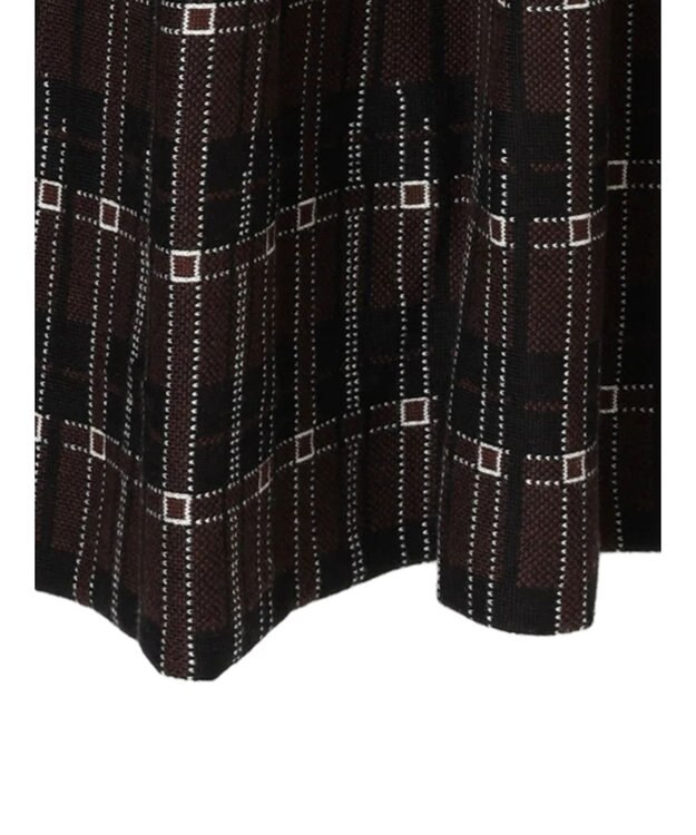 AMERICAN HOLIC ニットプリーツライクチェックスカート Check