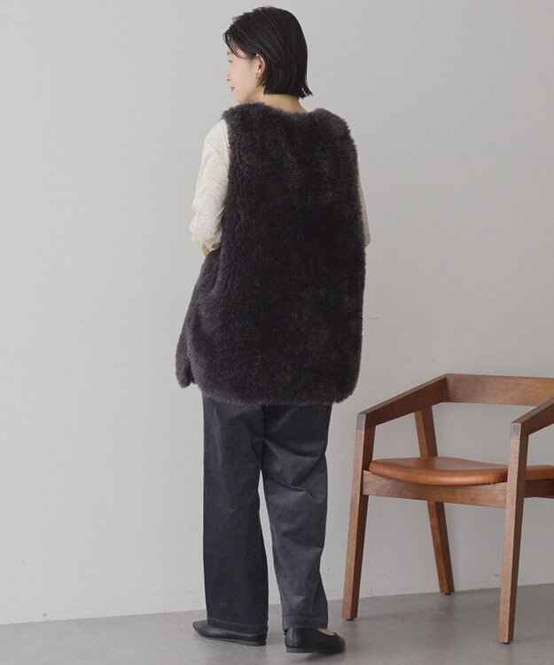 AMERICAN HOLIC カラーコールイージーパンツ Charcoal Gray