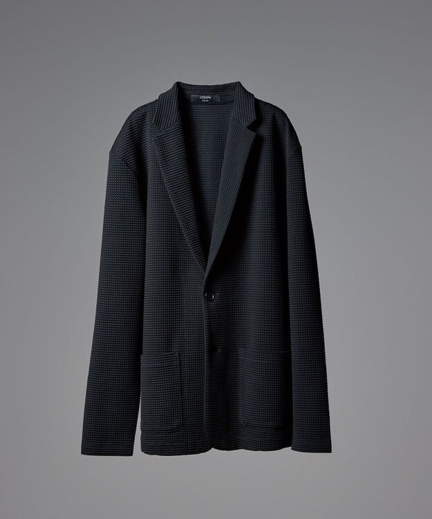 JOSEPH HOMME 【オリジナル素材】ライトタックジャージー　カットソージャケット ブラック系