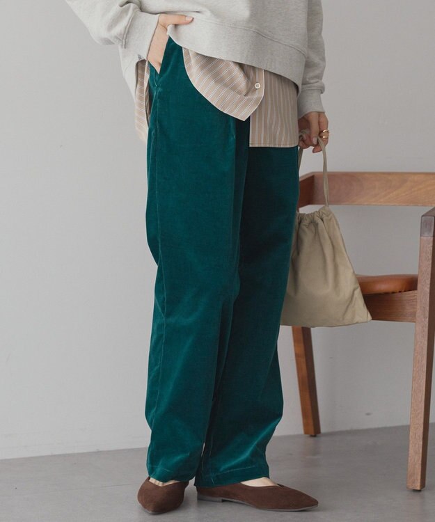 AMERICAN HOLIC カラーコールイージーパンツ Green