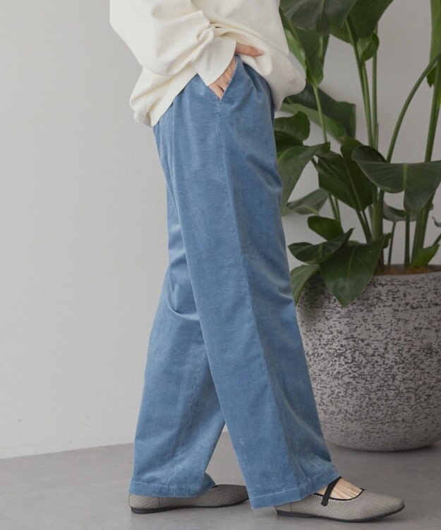 AMERICAN HOLIC カラーコールイージーパンツ Blue