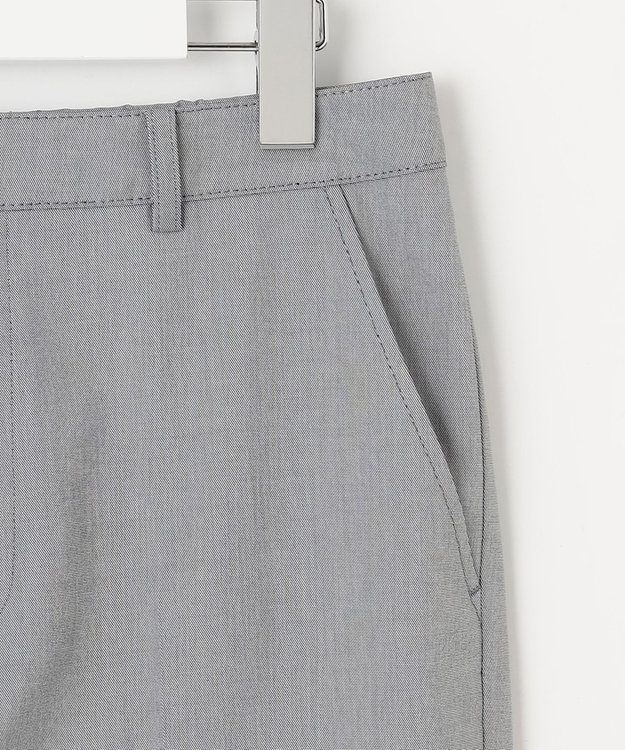 J.PRESS LADIES 【セットアップ対応・洗える・撥水】コットンFITTY テーパード パンツ グレー系