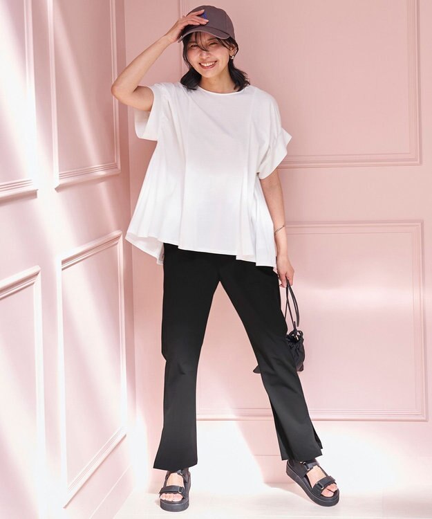 UNFILO ラッシュガード  セミフレアパンツ ブラック