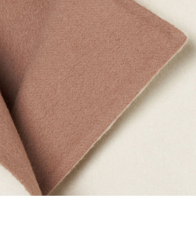 JOSEPH ダブルフェイスリバーシブル　ミドルコート Ivory/Blusher