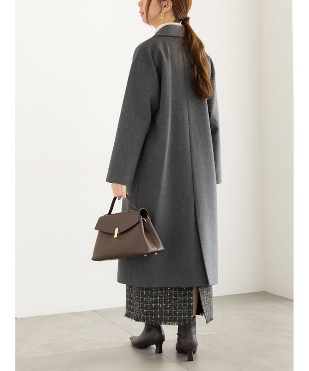 Te chichi チェスターコート チャコールグレー