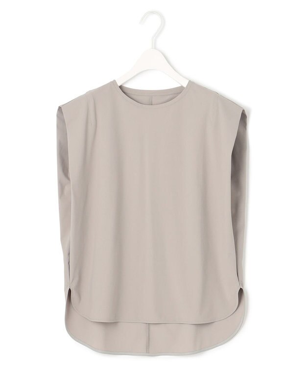 ICB 【接触冷感・UVカット・速乾・洗える】マットスキューバ  ノースリーブプルオーバー オリーブ系