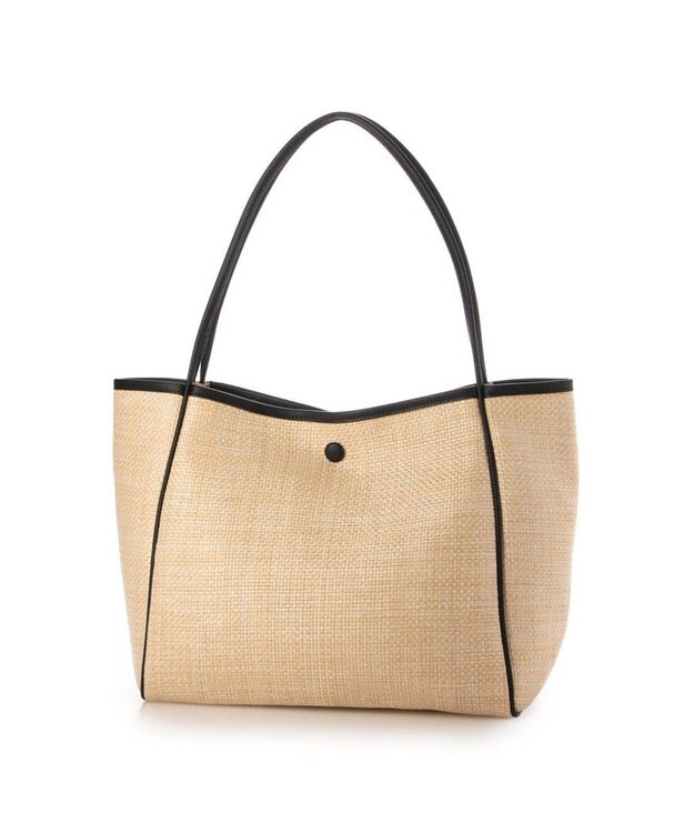 UNBILLION カシュカシュ cachecache / 雑材風通しハンドルトート ブラックアソート