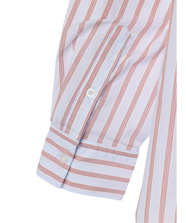 Green Parks イージーケア　ドビーストライプシャツ Sax